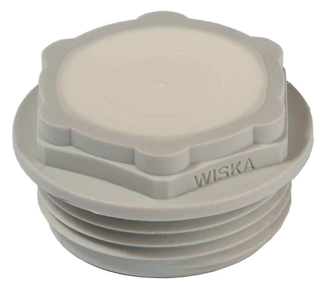 WISKA Membranschraube, 10062569, EMS 25, RAL 7035, Lichtgrau