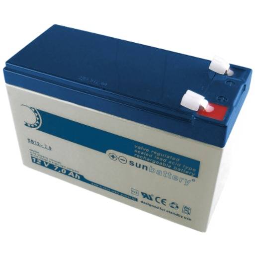 ABUS SECURITY-CENTER - ABUS BT2070, Plombierte Bleisäure (VRLA), 12 V, Mehrfarben, 7000 mAh, VdS, 151 x 94 x 65 mm