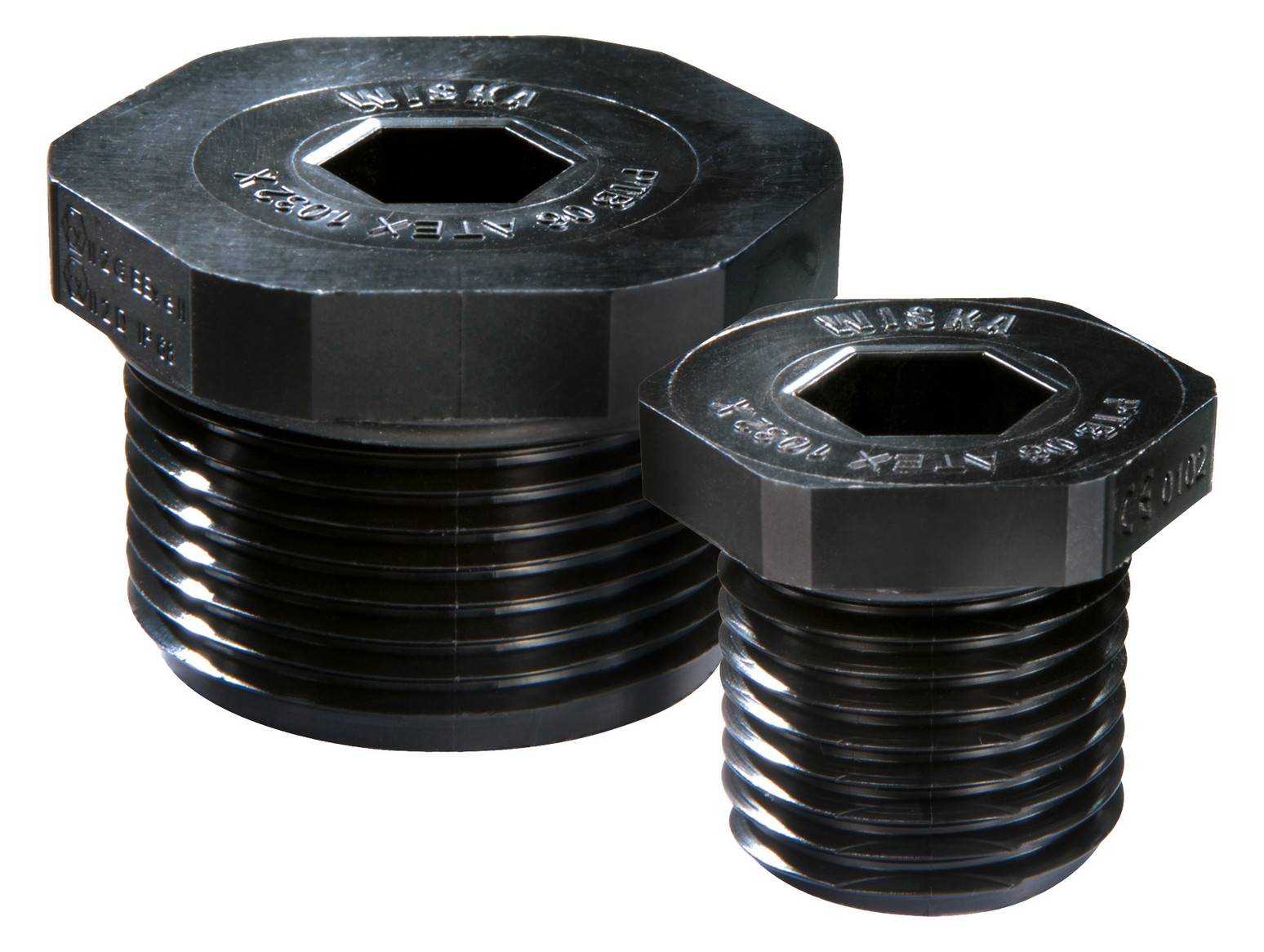 Wiska 10065303 EX-EVSG 25 M25x1,5 IP68 RAL9005 ATEX Kunststoffverschlussschraube