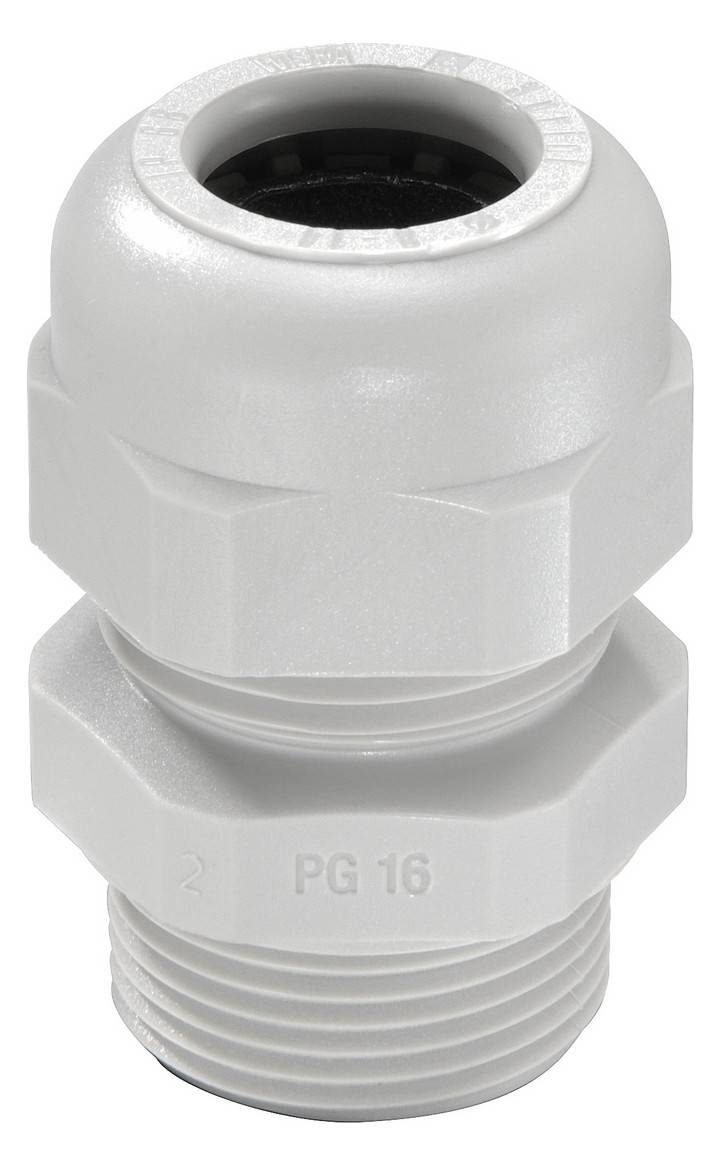 WISKA Kabelverschraubung, 10066404, SKV 16, PG 16, PG, Lichtgrau