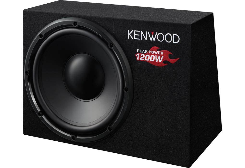 Kenwood KSC-W1200B Auto-Subwoofer passiv 1200 W