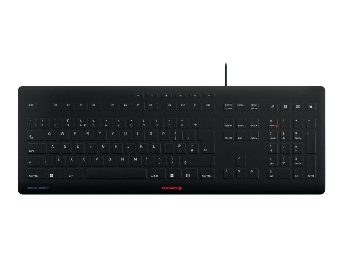 Cherry STREAM KEYBOARD - Tastatur - desifizierbare Hygienetastatur