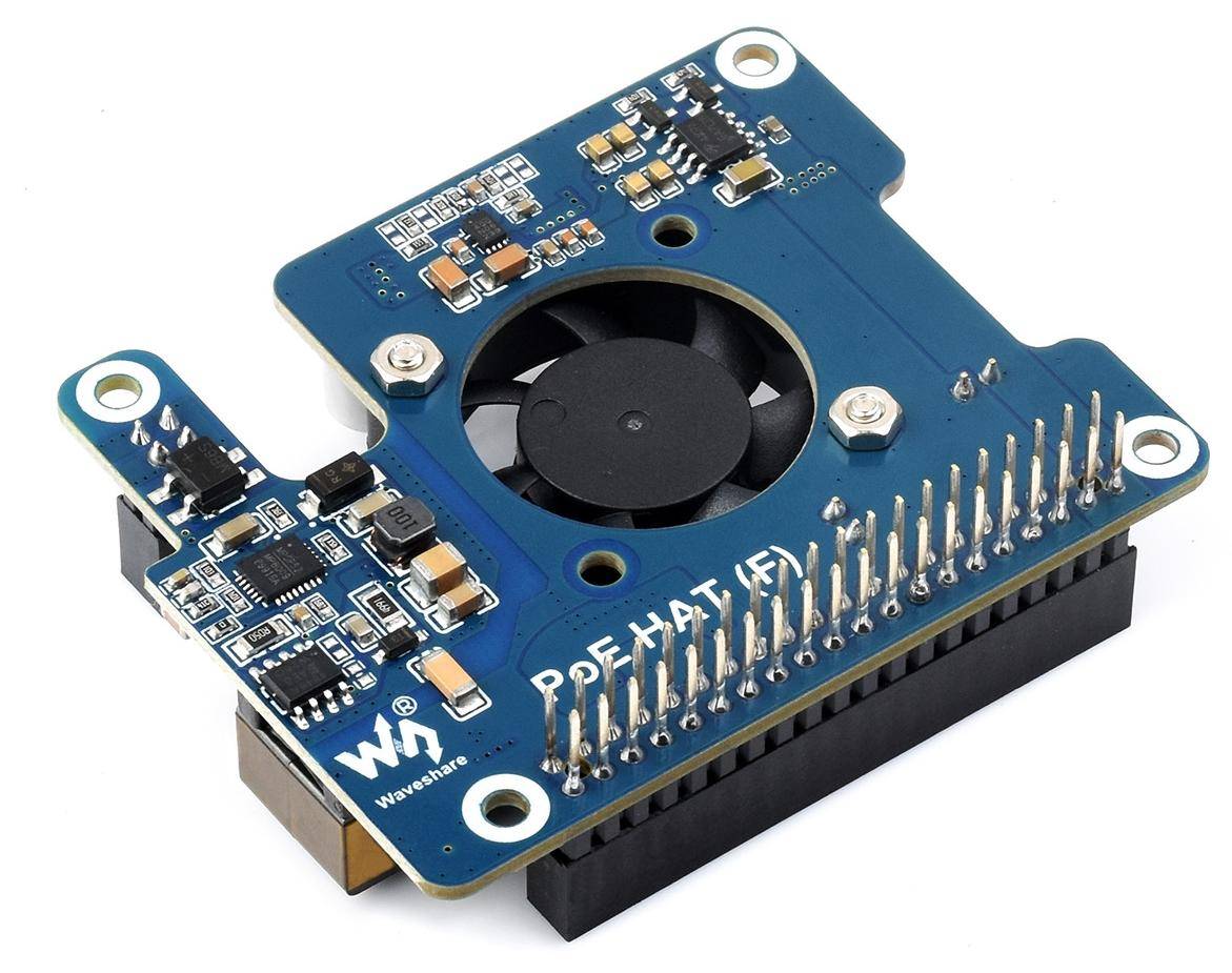 Waveshare PoE HAT (F), 1x