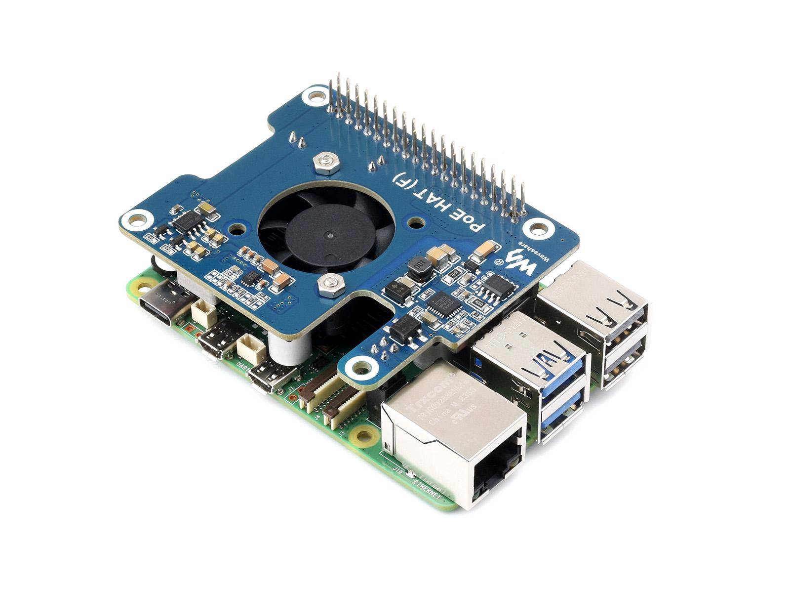 Waveshare PoE HAT (F), 1x