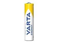 VARTA Batterie Energy Alkaline AAA Micro LR03 1.5V 1Bli=8Stk 4103229418