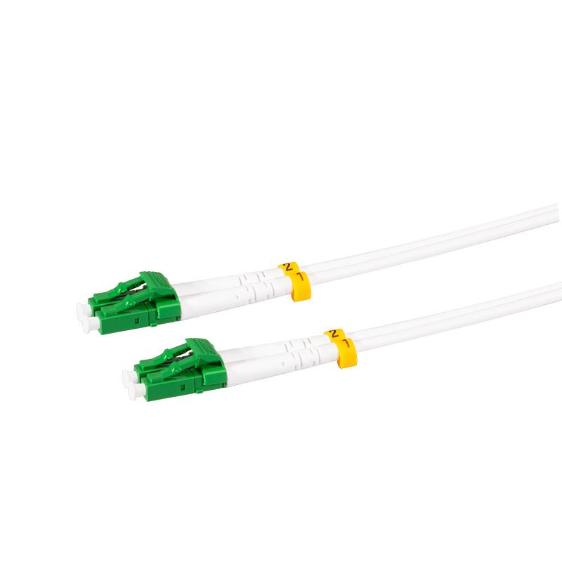 LogiLink Professional Stahlarmiertes Glasfaser-Patchkabel OS2, Duplex LC/APC - LC/APC, 2 m