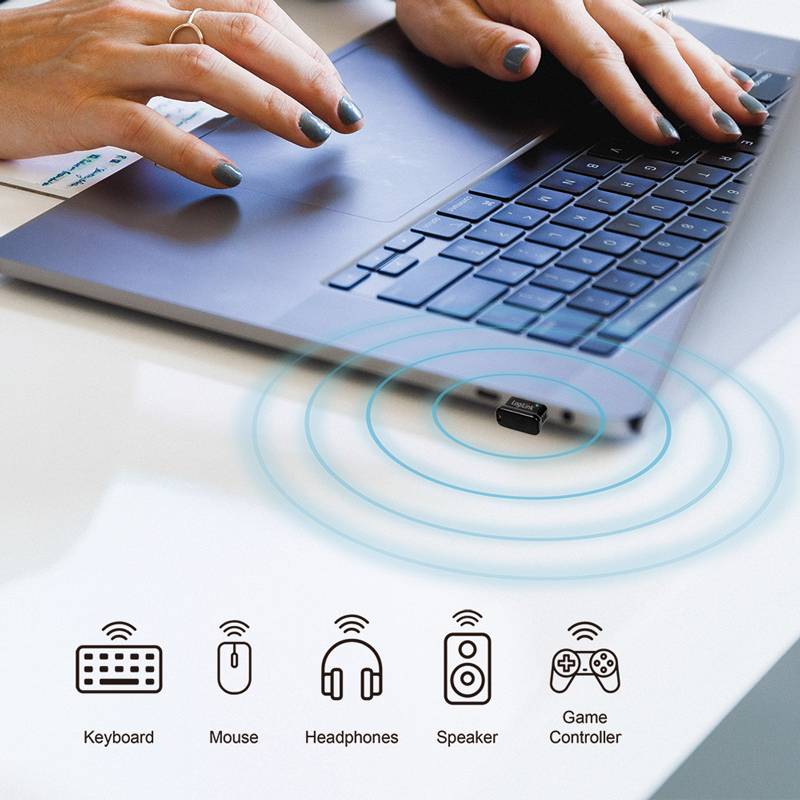 LOGILINK Adapter Bluetooth 5.3 USB-A,max. Reichw. 20m, mit LED