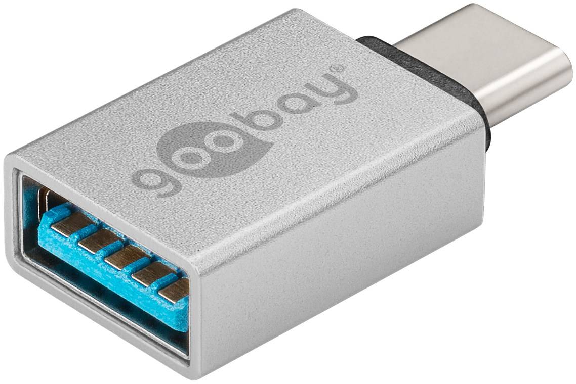 Goobay USB 2.0 Adapter [1x USB-C® Stecker - 1x USB 3.2 Gen 1 Buchse A (USB 3.0)] 0.00 m