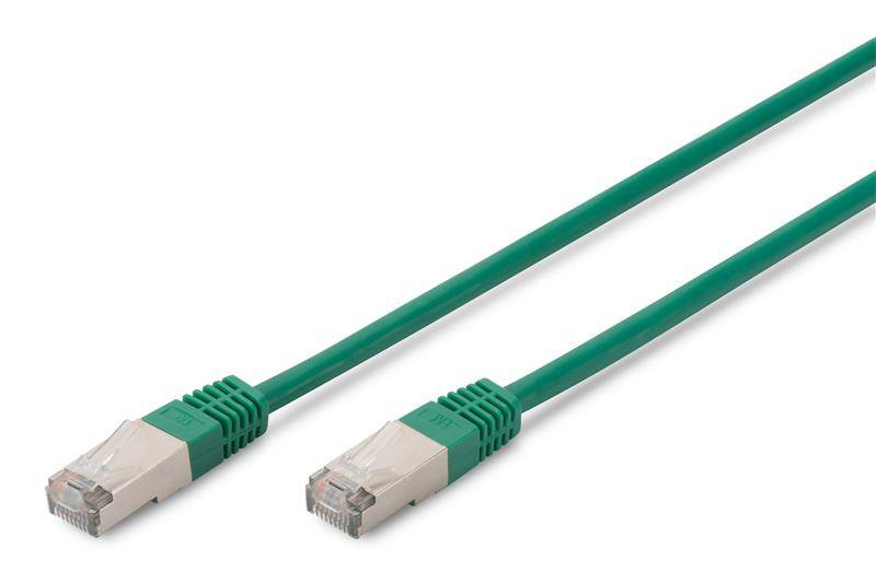 Digitus DK-1531-030/G RJ45 Netzwerkkabel, Patchkabel CAT 5e SF/UTP 3.00 m Grün 1 St.