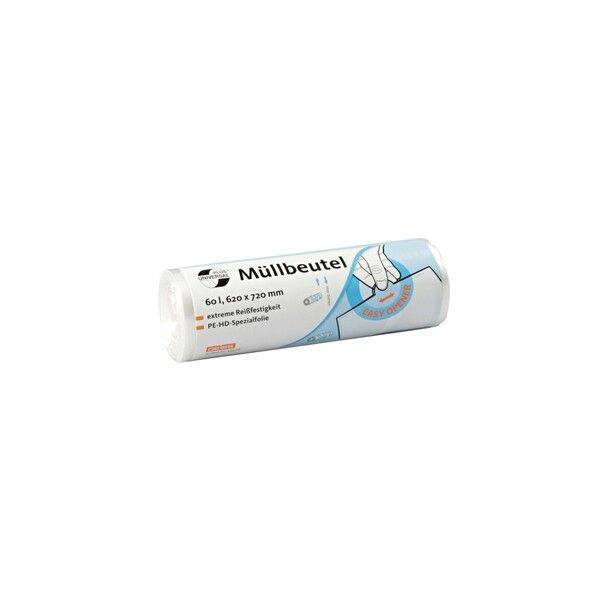 Mülleimerbeutel 89659 Farbe transparent Inhalt 60 l Breite 620 mm Höhe 720 mm Stk 50 pro Rll