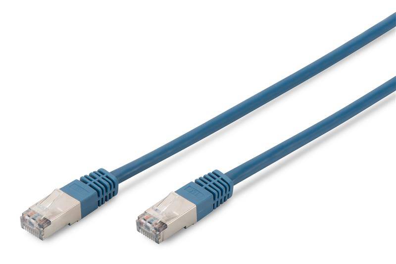 Digitus DK-1531-050/B RJ45 Netzwerkkabel, Patchkabel CAT 5e SF/UTP 5.00 m Blau 1 St.