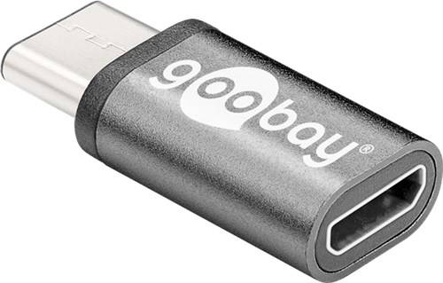 Goobay USB 2.0 Adapter [1x USB-C® Stecker - 1x USB 2.0 Buchse Micro-B] Adapter 0.00 m