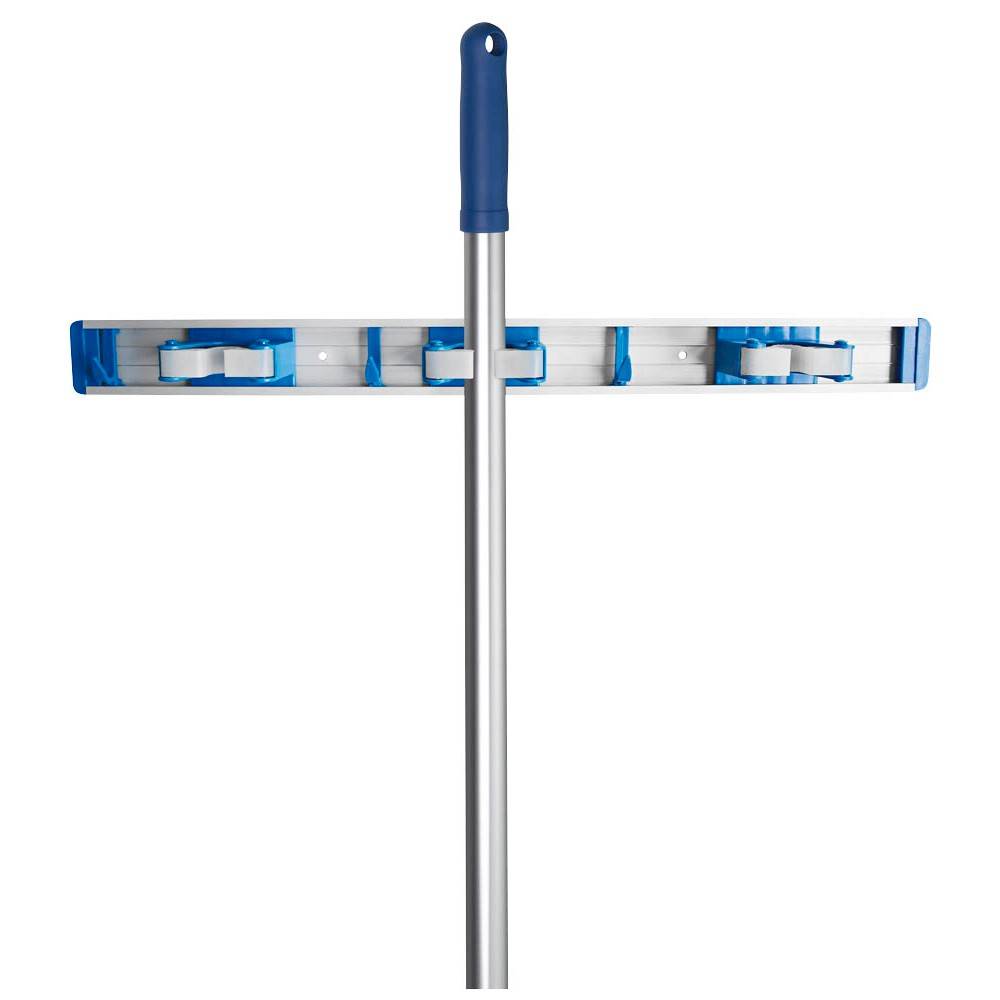 Besenhalter "Eco Trio", silber, B: 5,5cm, L: 48cm, H: 5cm