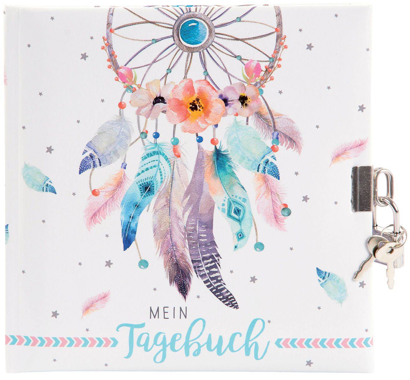 Tagebuch mit Schloss Traumfänger Kunstdruck, 96 Seiten