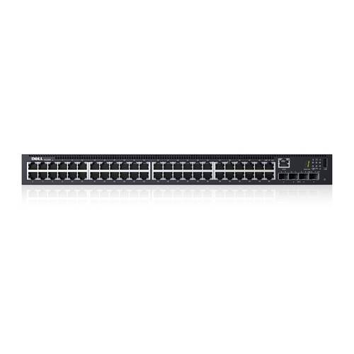 Dell Networking N1548 - Switch - L2+ - managed - 48 x 10/100/1000 + 4 x 10 Gigabit SFP+ - Luftstrom von vorne nach hinte