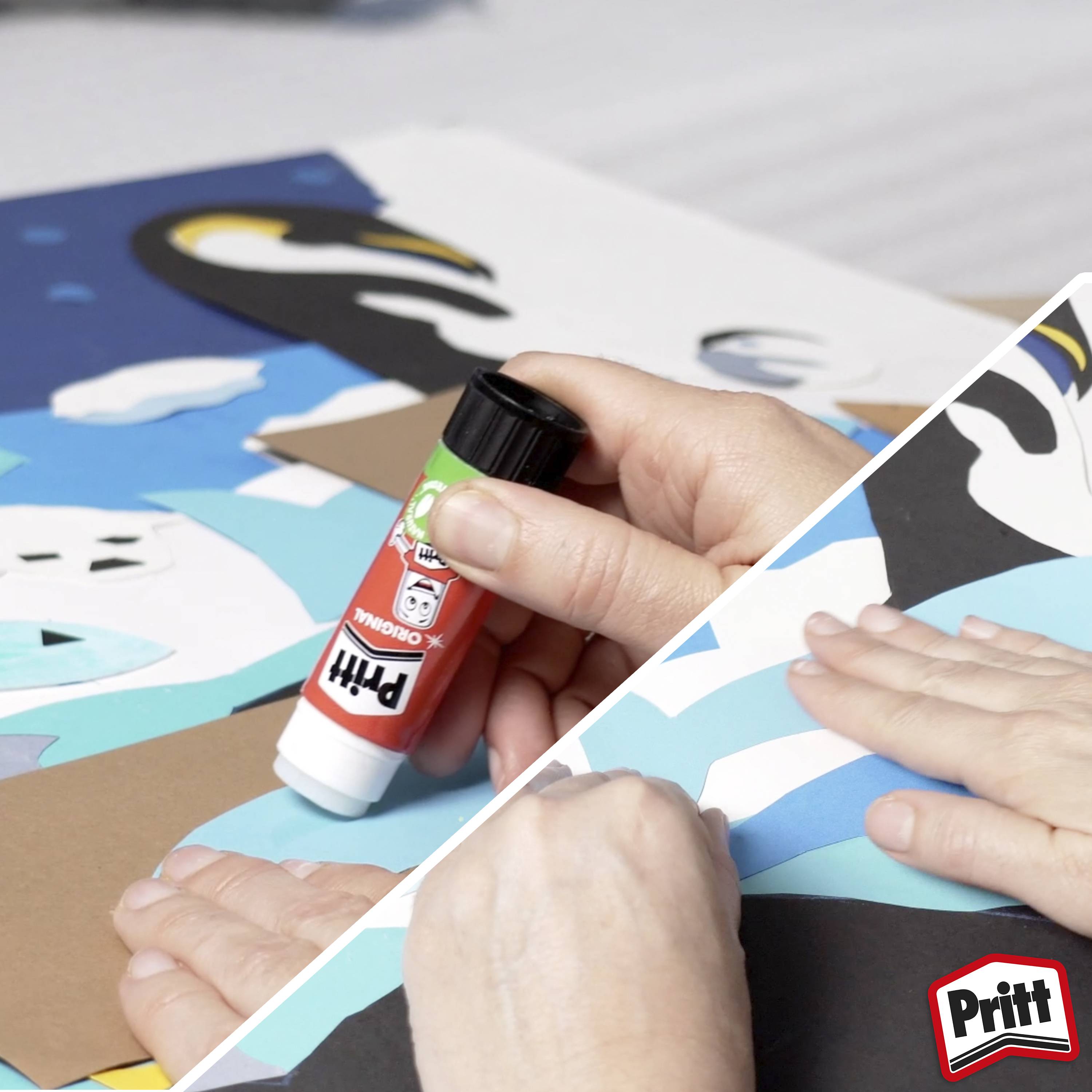 Pritt Klebestift 4 x 43 g im Spar-Pack, lösemittelfrei