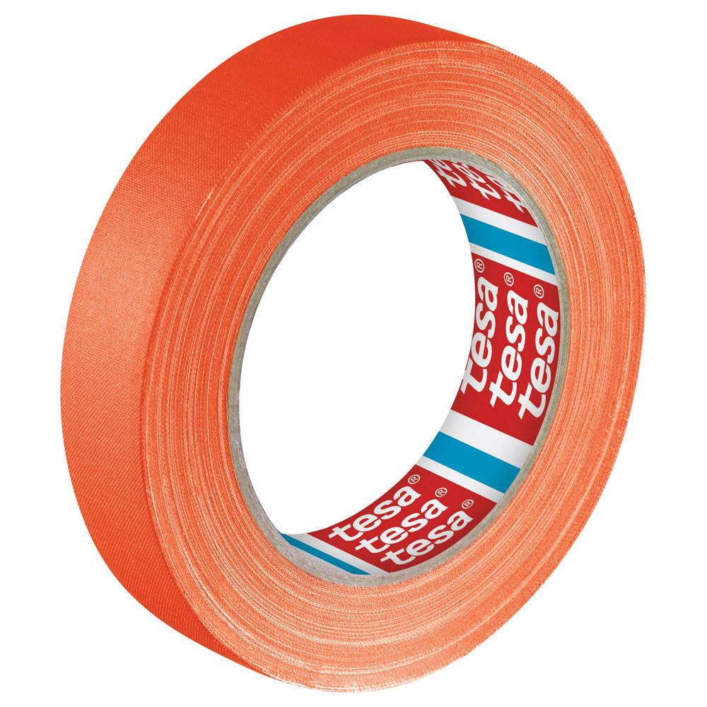 Tesa 04671-00049-10 Gewebeklebeband tesaband® 4671 Neonorange (L x B) 25m x 19mm 1St.