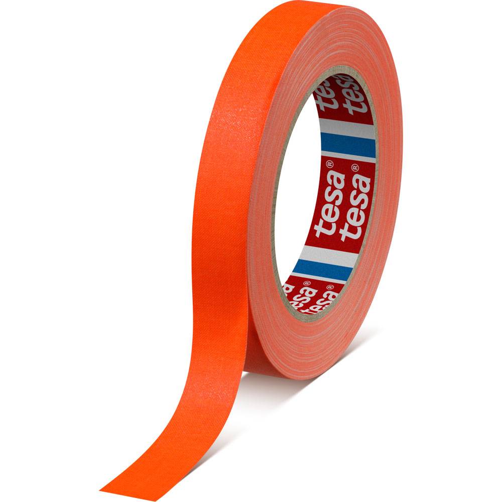 Tesa 04671-00049-10 Gewebeklebeband tesaband® 4671 Neonorange (L x B) 25m x 19mm 1St.