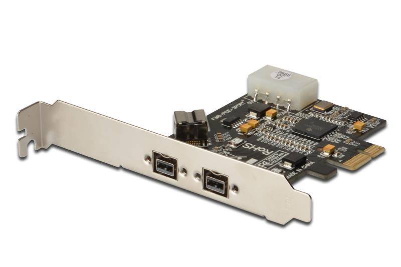 Digitus DS-30203-2 3 Port FireWire 800-Controllerkarte FireWire 800 PCIe