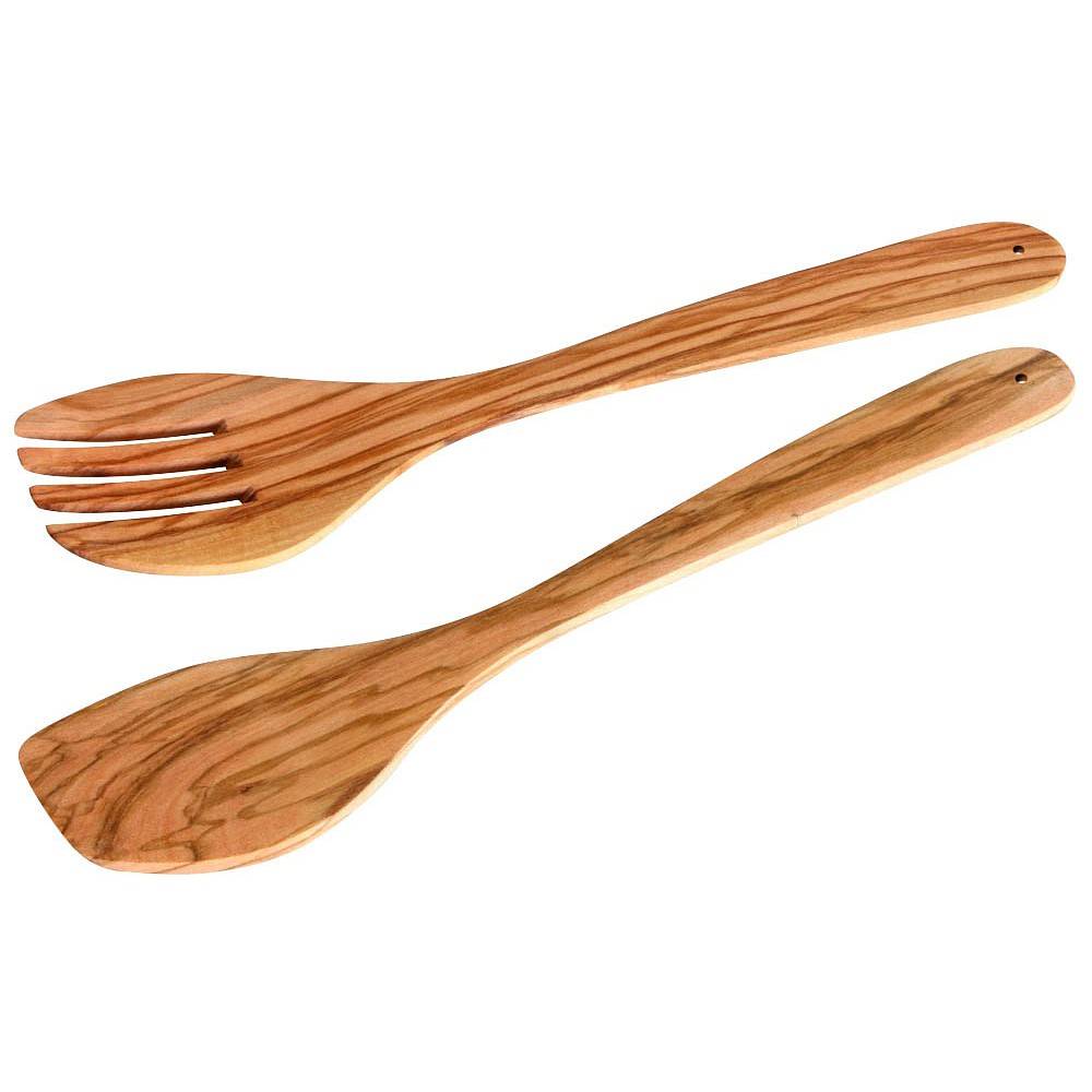 SALATBESTECK OLIVE 30CM
