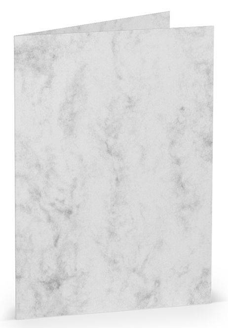 Karten A6 Hd Coloretti 5Er Pack grau Marmora