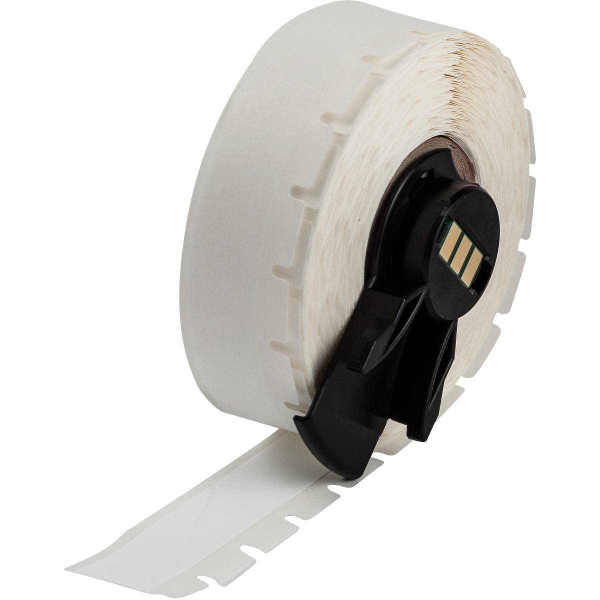 Endlos-Etikett aus Polyester, 12,07 mm x 15,24 m, weiß, Brady M6C-475-422
