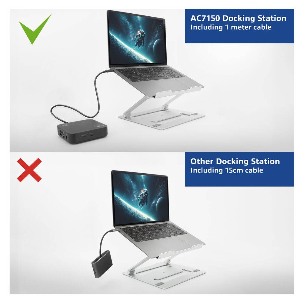 ACT AC7150 4K USB-C/USB-A Docking Station | 2x 4K Monitore | DisplayLink | 96W PD Charging | 1x USB-C 10Gbps …