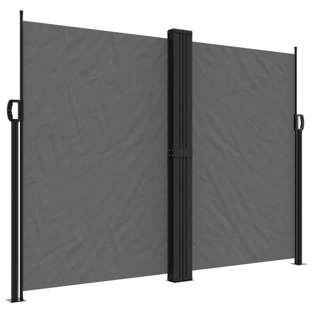 vidaXL Seitenmarkise Ausziehbar Anthrazit 180x1000 cm