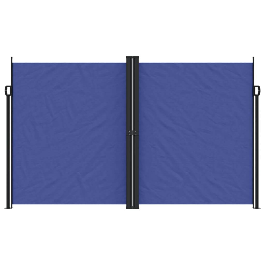 vidaXL Seitenmarkise Ausziehbar Blau 200x1000 cm