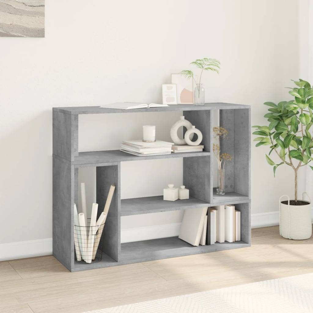 vidaXL TV-Schränke 2 Stk. Betongrau 100x30x50 cm Holzwerkstoff