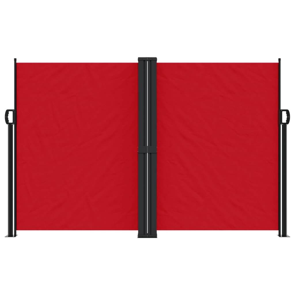 vidaXL Seitenmarkise Ausziehbar Rot 160x1200 cm