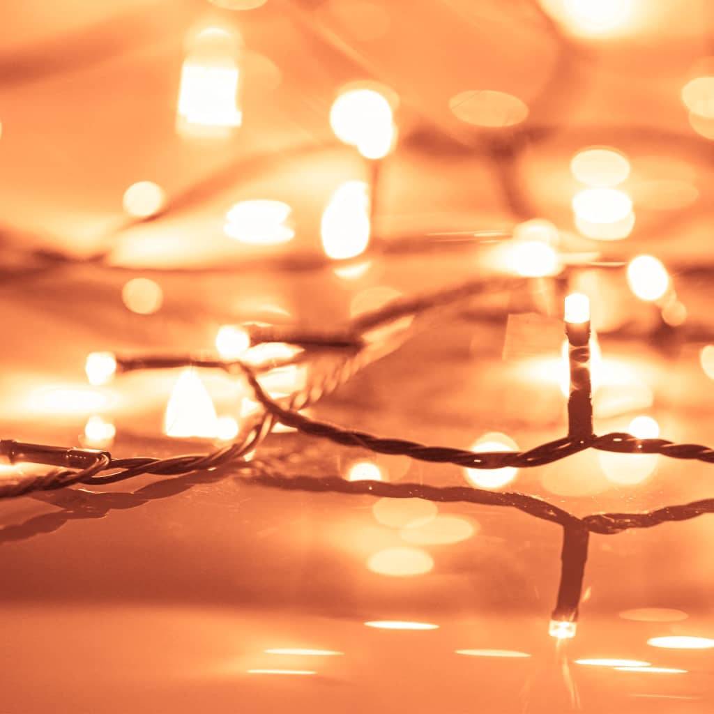 vidaXL Lichterkette mit 2000 LEDs Indoor & Outdoor 200m IP44 Warmweiß