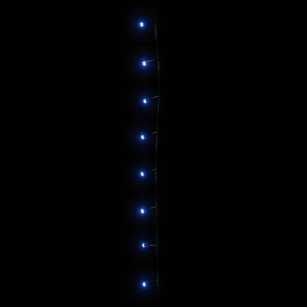 vidaXL LED-Lichterkette mit 600 LEDs Blau 60 m PVC