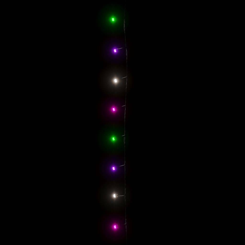 vidaXL LED-Lichterkette mit 1000 LEDs Pastell Mehrfarbig 100 m PVC