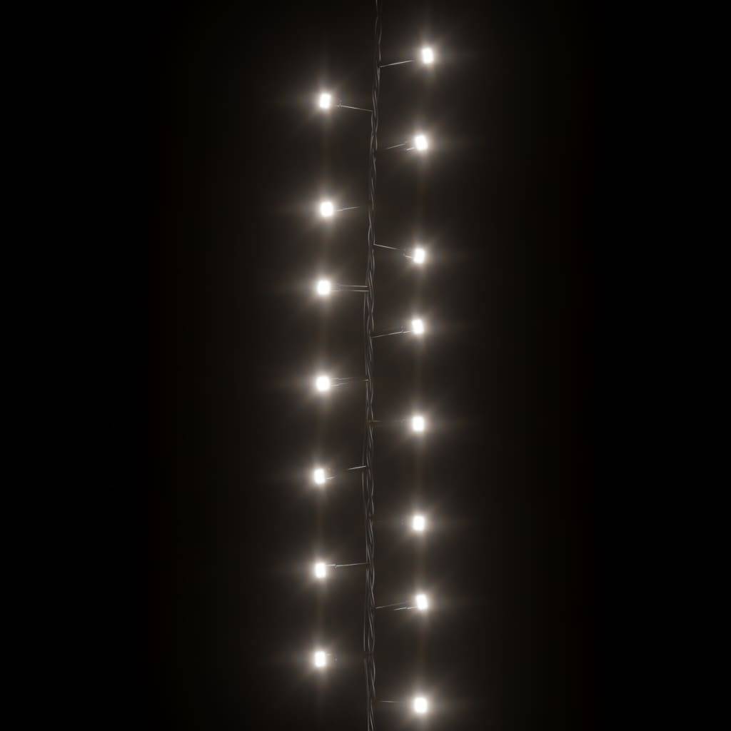 vidaXL LED-Lichterkette mit 2000 LEDs Kaltweiß 45 m PVC