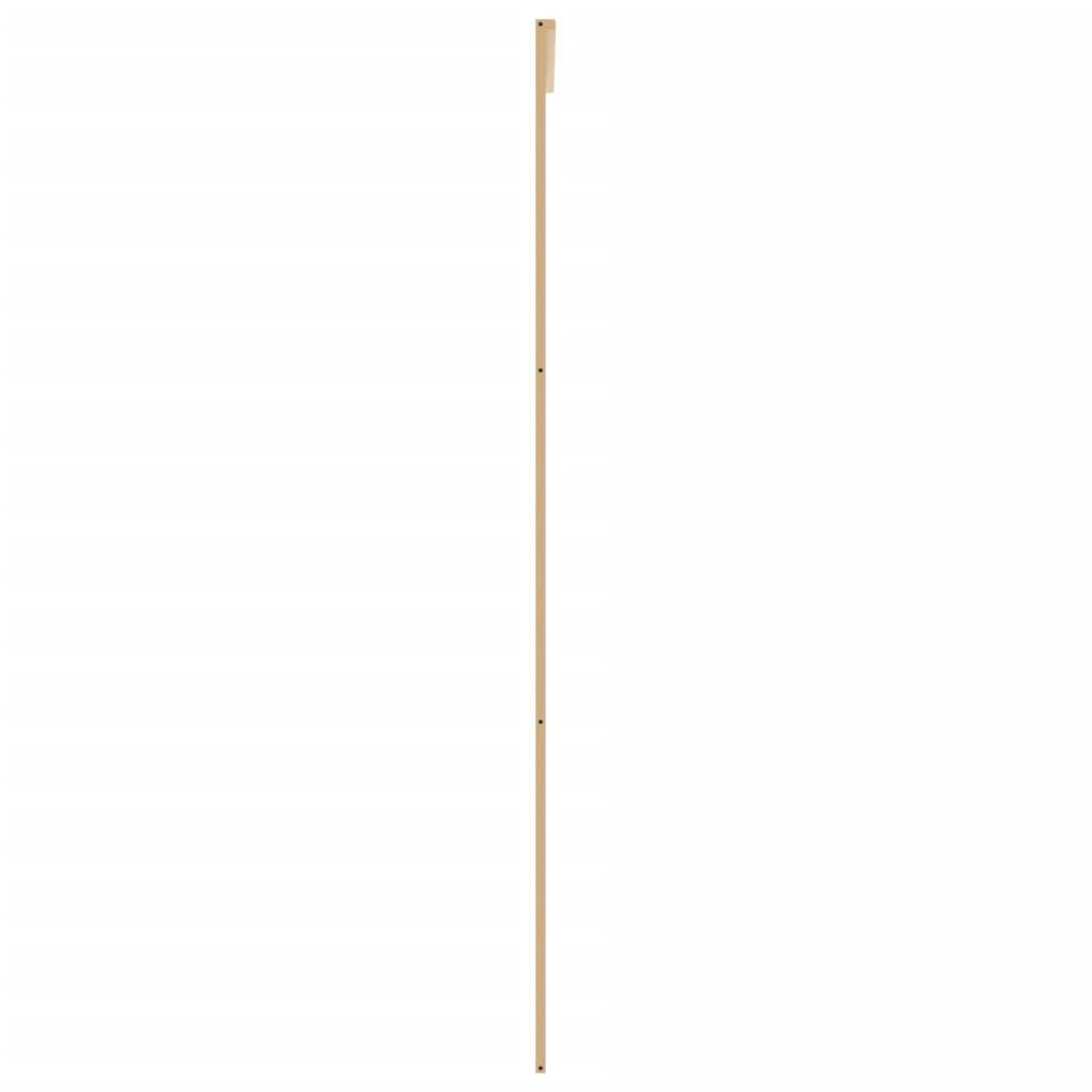 vidaXL Schiebetür Golden 102,5x205 cm ESG-Klarglas und Aluminium