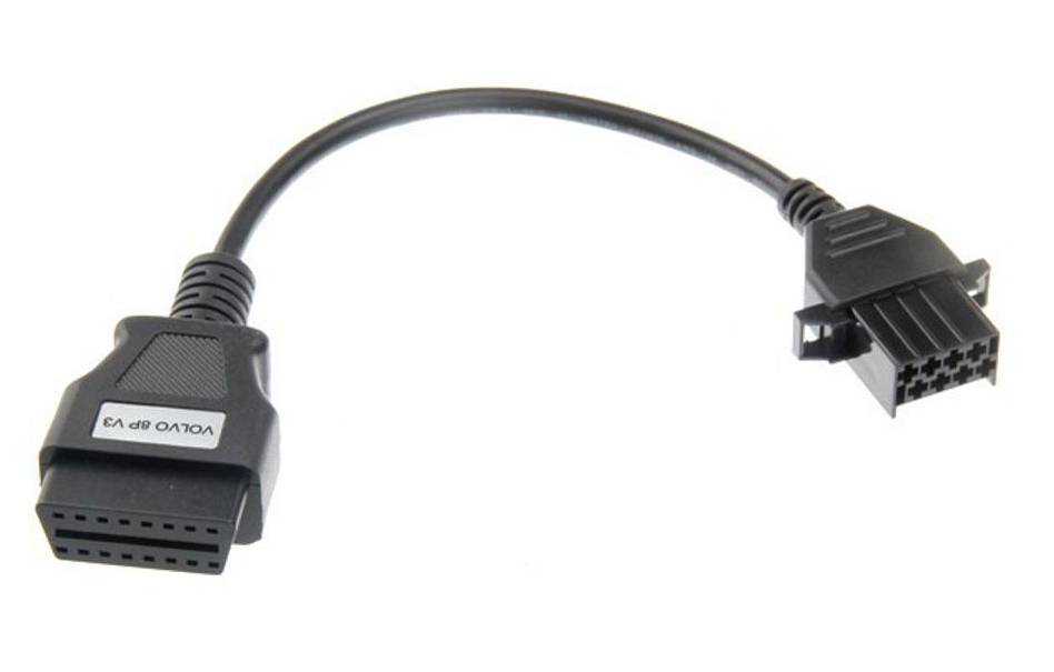 Adapter Volvo Truck 8-Pin auf OBD2 Female
