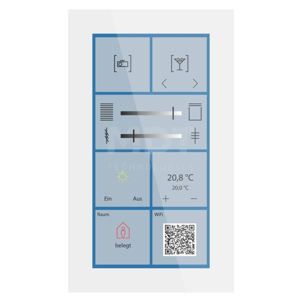 MDT technologies KNX Glas Touch Smart Plus BE-GTS
