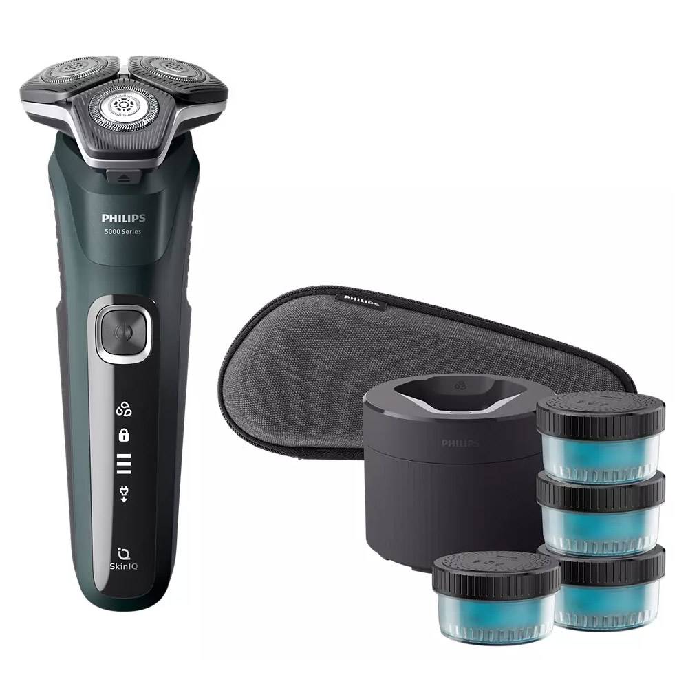 Philips SHAVER Series 5000 S5884 - Rasierer - schnurlos - Dunkelgrün