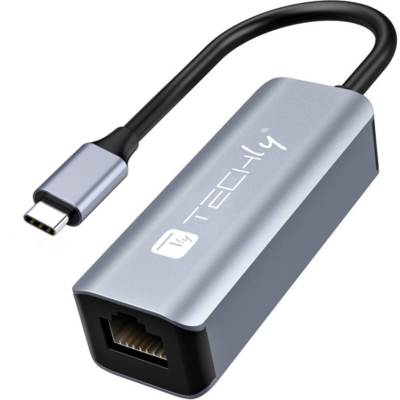 Techly USB 3.1 Typ C auf RJ45 Adapter - USB-Controller - WLAN