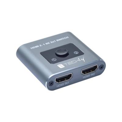 Techly Switch HDMI 2.1 2X1 8K Multimedia-Technik Switche