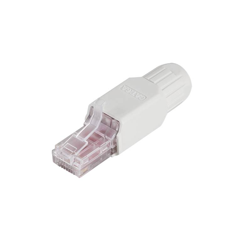 LOGILINK Feldkonfektionierbarer Cat.6A RJ45 Stecker, werkzeugfreie Montage