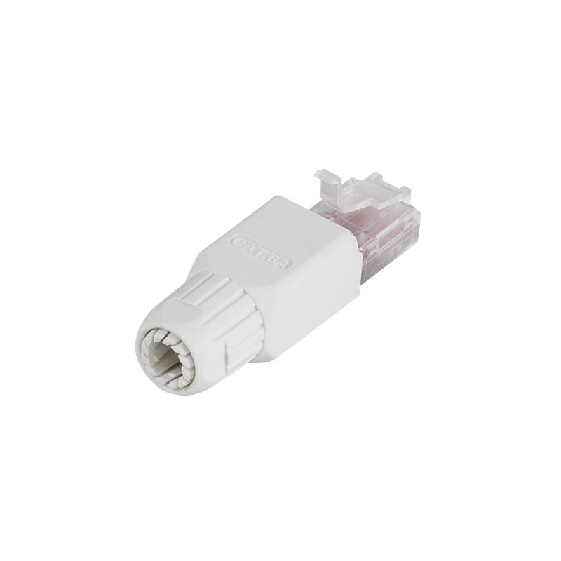 LOGILINK Feldkonfektionierbarer Cat.6A RJ45 Stecker, werkzeugfreie Montage