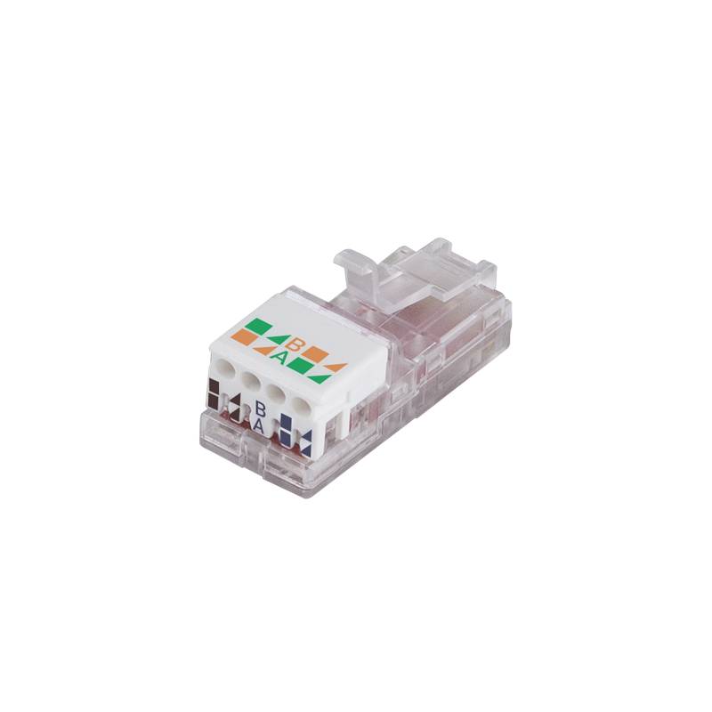 LOGILINK Feldkonfektionierbarer Cat.6A RJ45 Stecker, werkzeugfreie Montage