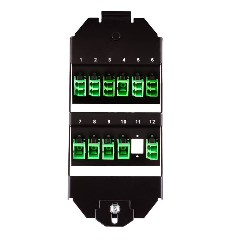 NK4070 - LWL Adapter Halterung 12 Port für Bodentank - Adapter
