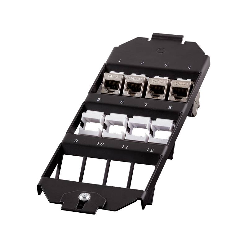 LogiLink Bodentankhalter, 4-fach, für 12 Keystone Module