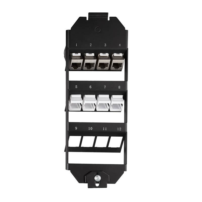 LogiLink Bodentankhalter, 4-fach, für 12 Keystone Module