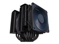 Cooler Master MasterAir MA824 STEALTH - Prozessor-Luftkühler - (für: LGA1156, LGA1155, LGA1150, LGA1151, AM4, LGA1200, L