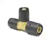 Sanpro Steckfitting T-Stück Abgänge reduziert - DVGW, Größe 20x2, Abgang 20x2 - 16x2 Sanpro Steckfitting T-Stück Abgänge reduziert - DVGW, Größe 20x2, Abgang 20x2 - 16x2