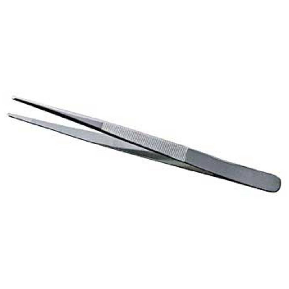 Dönges Pinzette, gerade, rund, X-Hieb, 140 mm